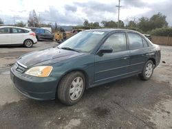 Honda salvage cars for sale: 2001 Honda Civic EX