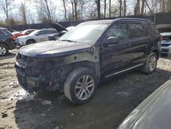 Salvage cars for sale from Copart Waldorf, MD: 2019 Ford Explorer XLT