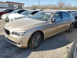 Salvage cars for sale at Indianapolis, IN auction: 2011 BMW 750 LI