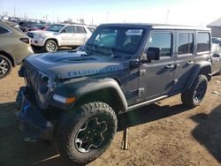 Salvage cars for sale at Brighton, CO auction: 2023 Jeep Wrangler Rubicon 4XE