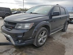 Salvage cars for sale at Wilmer, TX auction: 2017 Dodge Journey Crossroad