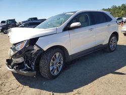 Salvage cars for sale at Greenwell Springs, LA auction: 2017 Ford Edge Titanium