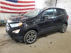 Salvage cars for sale from Copart Lyman, ME: 2018 Ford Ecosport Titanium