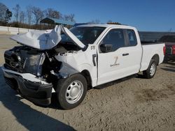 Salvage cars for sale from Copart Spartanburg, SC: 2022 Ford F150 Super Cab