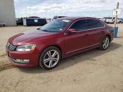 Vehiculos salvage en venta de Copart Amarillo, TX: 2015 Volkswagen Passat SEL