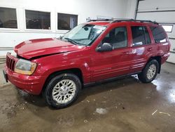 Salvage cars for sale from Copart Blaine, MN: 2004 Jeep Grand Cherokee Limited