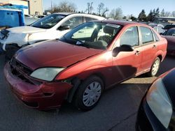 Ford Focus ZX4 salvage cars for sale: 2005 Ford Focus ZX4