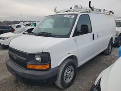 Chevrolet Express salvage cars for sale: 2013 Chevrolet Express G2500