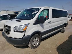Salvage cars for sale from Copart Haslet, TX: 2017 Ford Transit T-350