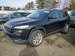 Salvage cars for sale from Copart New Britain, CT: 2015 Jeep Cherokee Limited