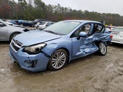 Salvage cars for sale at Seaford, DE auction: 2012 Subaru Impreza Premium