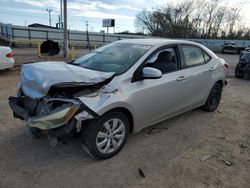 Salvage cars for sale at Oklahoma City, OK auction: 2014 Toyota Corolla L
