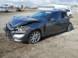 Mazda 3 Grand Touring salvage cars for sale: 2017 Mazda 3 Grand Touring