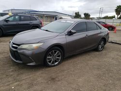 Salvage cars for sale from Copart San Diego, CA: 2016 Toyota Camry LE