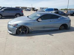 2017 Infiniti Q60 Premium en venta en Grand Prairie, TX