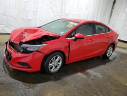 Salvage cars for sale at Windsor, NJ auction: 2017 Chevrolet Cruze LT