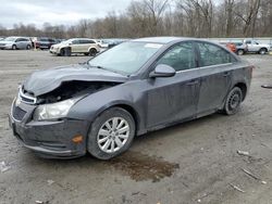 Salvage cars for sale at Ellwood City, PA auction: 2011 Chevrolet Cruze LT