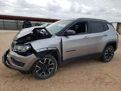 Jeep Compass Trailhawk salvage cars for sale: 2020 Jeep Compass Trailhawk