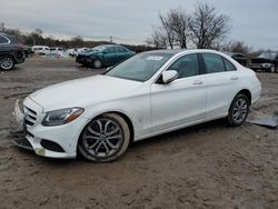 Salvage cars for sale from Copart Baltimore, MD: 2018 Mercedes-Benz C 300 4matic