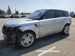 Salvage cars for sale from Copart Rancho Cucamonga, CA: 2016 Land Rover Range Rover Sport HSE