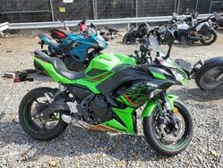 Salvage motorcycles for sale at Waldorf, MD auction: 2023 Kawasaki EX650 P