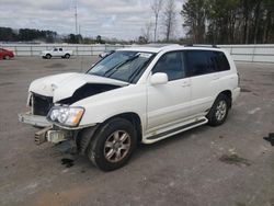 Salvage cars for sale from Copart Dunn, NC: 2003 Toyota Highlander Limited