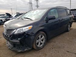 Salvage cars for sale from Copart Elgin, IL: 2012 Toyota Sienna LE