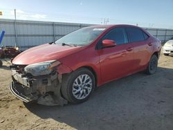 Toyota Corolla L salvage cars for sale: 2018 Toyota Corolla L