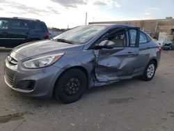 Salvage cars for sale at Fredericksburg, VA auction: 2015 Hyundai Accent GLS