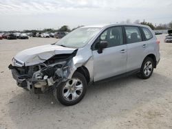 Salvage cars for sale at San Antonio, TX auction: 2014 Subaru Forester 2.5I