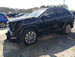 Salvage cars for sale from Copart Ellenwood, GA: 2022 Toyota Rav4 XLE Premium