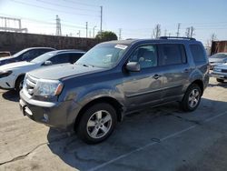 Salvage cars for sale from Copart Wilmington, CA: 2011 Honda Pilot EX