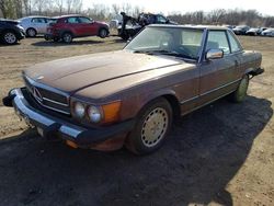 Salvage cars for sale at New Britain, CT auction: 1987 Mercedes-Benz 560 SL