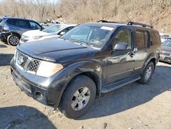Salvage cars for sale from Copart Marlboro, NY: 2005 Nissan Pathfinder LE