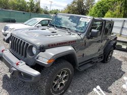 Salvage cars for sale from Copart Riverview, FL: 2020 Jeep Wrangler Unlimited Rubicon