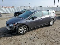 Salvage cars for sale from Copart Van Nuys, CA: 2015 Honda Civic LX