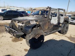 Salvage cars for sale at Louisville, KY auction: 2011 Jeep Wrangler Unlimited Sahara