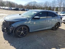 Salvage cars for sale at North Billerica, MA auction: 2020 Honda Civic Sport