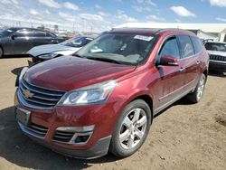 Salvage cars for sale at Brighton, CO auction: 2017 Chevrolet Traverse Premier