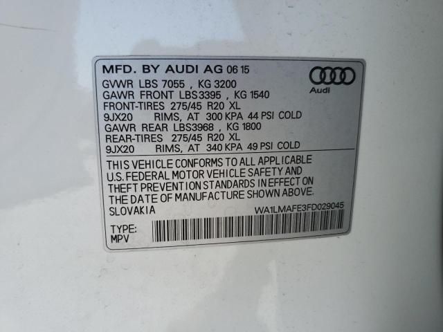 2015 Audi Q7 TDI Premium Plus