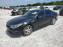 Salvage cars for sale from Copart New Braunfels, TX: 2016 KIA Optima LX