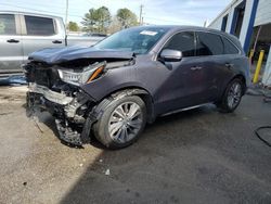 Salvage cars for sale from Copart Montgomery, AL: 2018 Acura MDX Technology