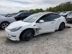 Salvage cars for sale from Copart Houston, TX: 2021 Tesla Model 3