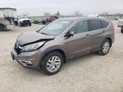 Salvage cars for sale at Kansas City, KS auction: 2016 Honda CR-V EX