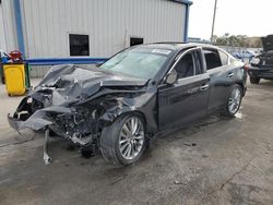 Infiniti Q50 salvage cars for sale: 2018 Infiniti Q50 Luxe