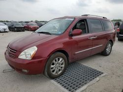 Salvage cars for sale from Copart San Antonio, TX: 2010 KIA Sedona EX