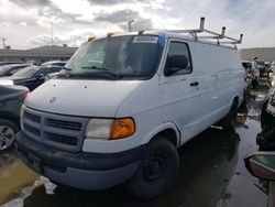 Salvage cars for sale from Copart Martinez, CA: 2001 Dodge RAM Van B1500