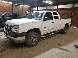 Salvage trucks for sale at Ebensburg, PA auction: 2005 Chevrolet Silverado K2500 Heavy Duty