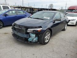 Chevrolet Malibu LS salvage cars for sale: 2018 Chevrolet Malibu LS