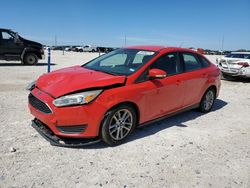 Salvage cars for sale from Copart New Braunfels, TX: 2016 Ford Focus SE